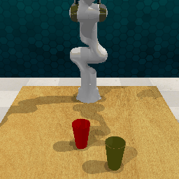 Pick up cup simulation