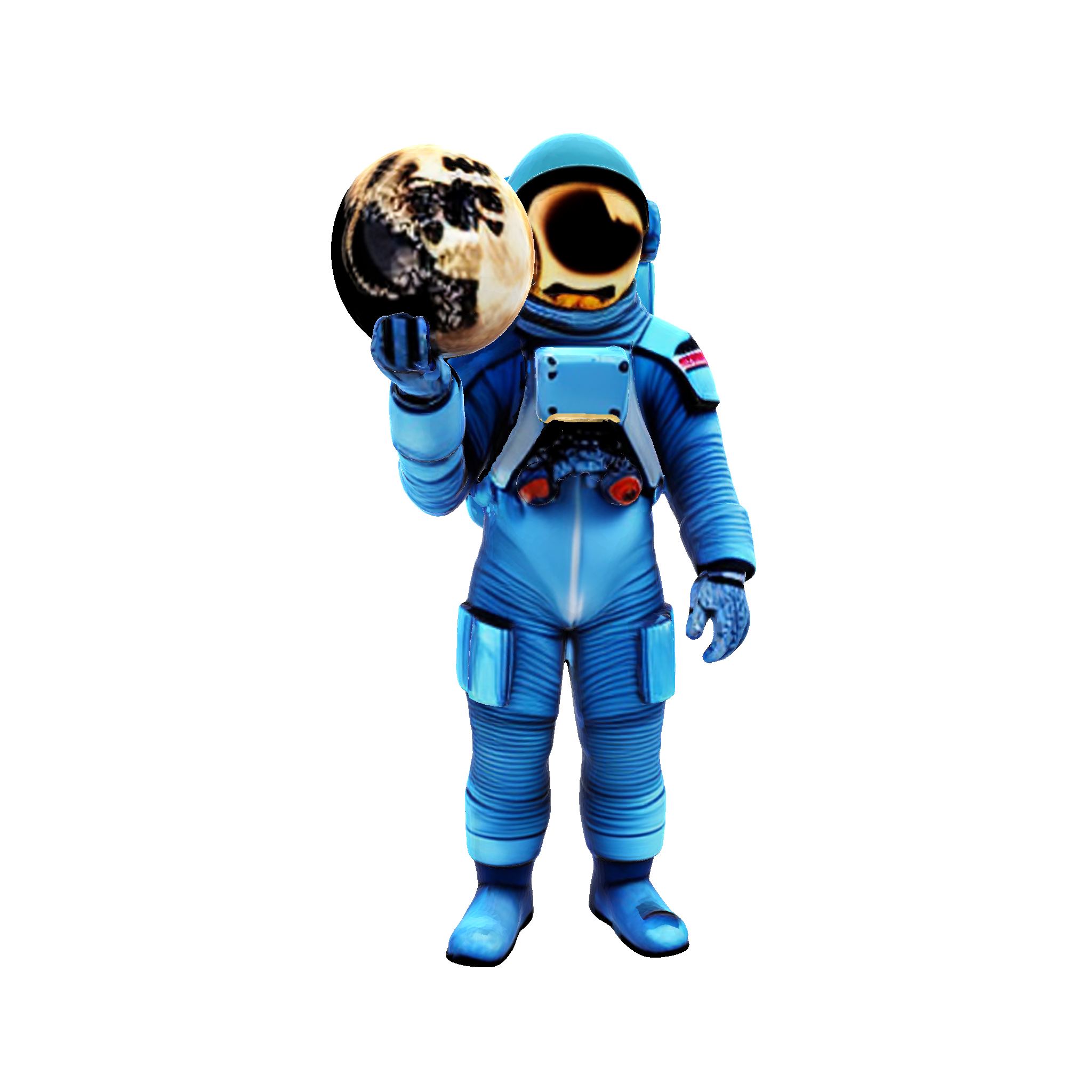 astronaut edited image