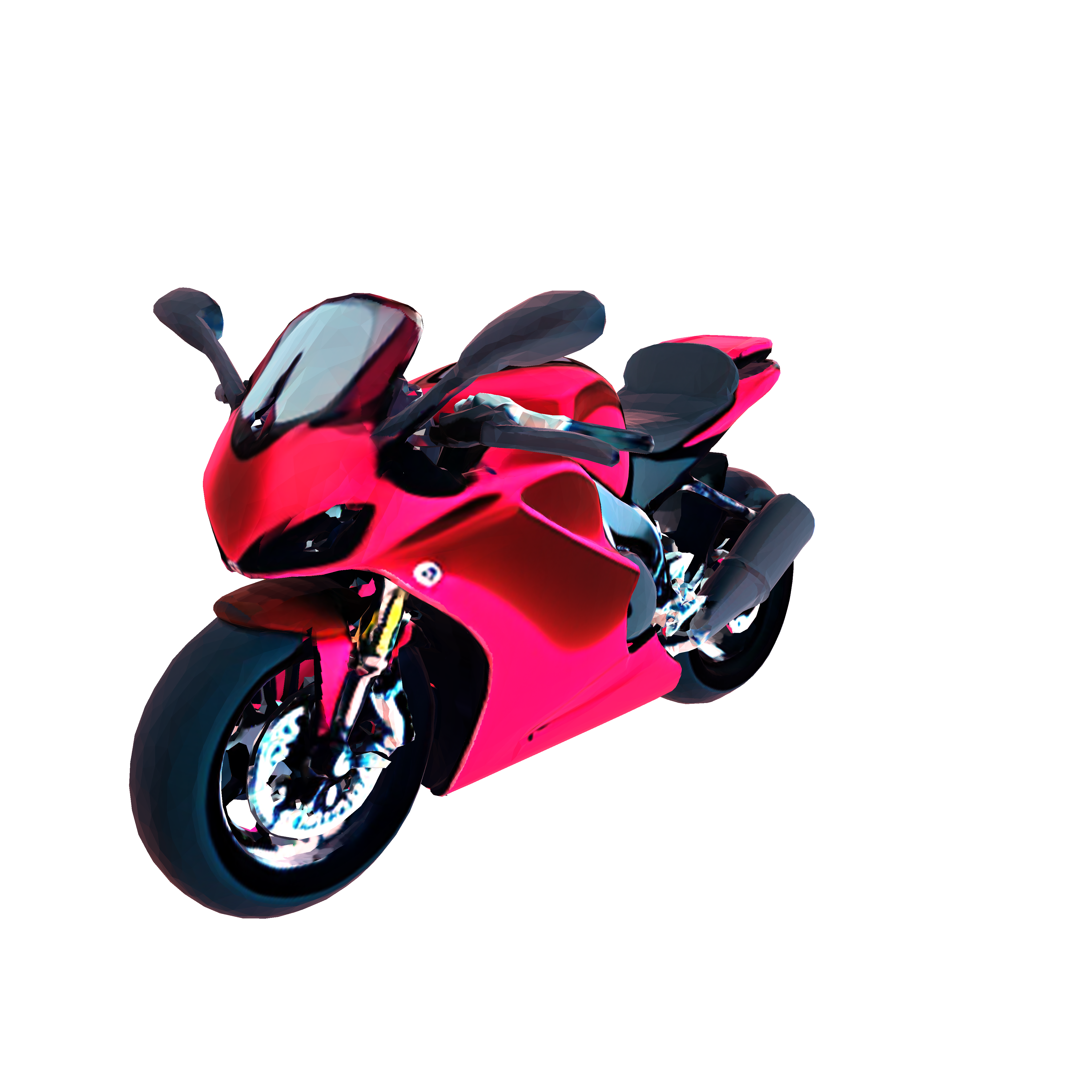 motorcycle edited image